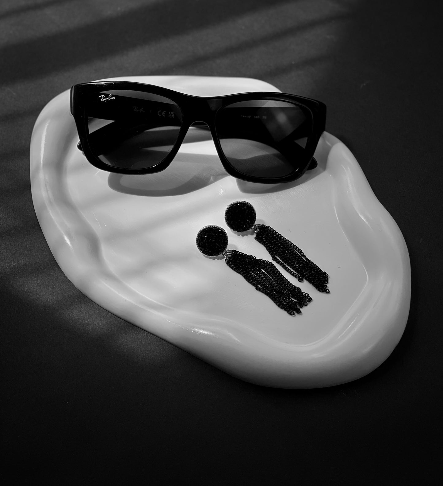 Minimalist Irregular Cloud Trinket Tray Oval