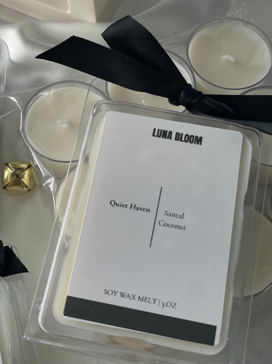 Hand-poured soy wax melts