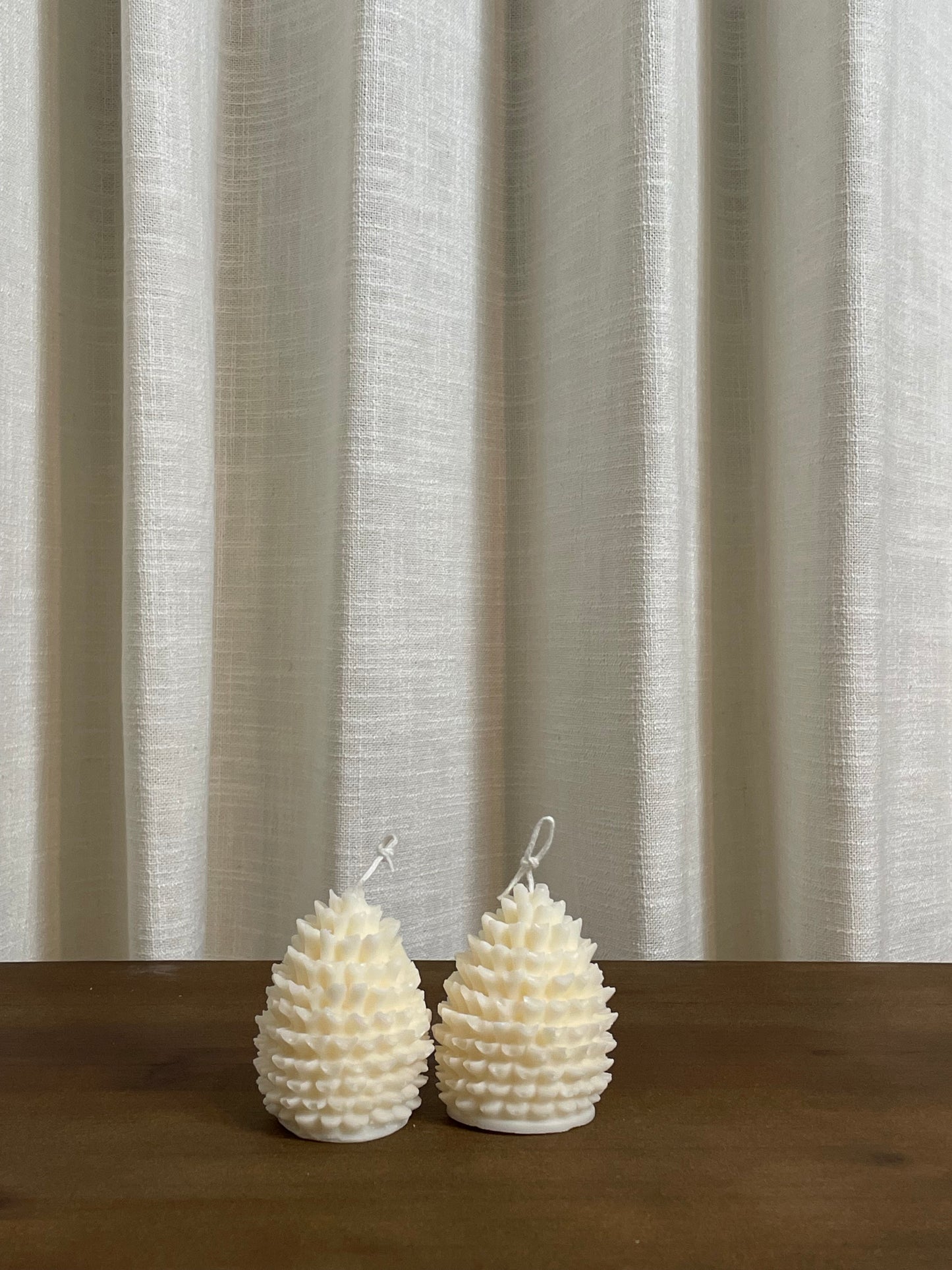 Christmas Pinecone Tree Candle