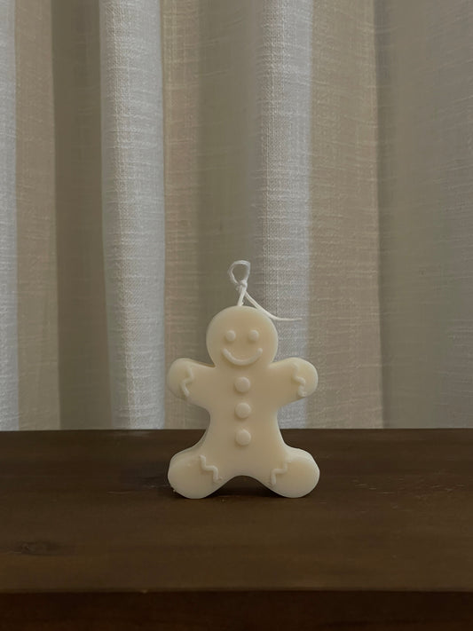 Mini Gingerbread Man Candle Set