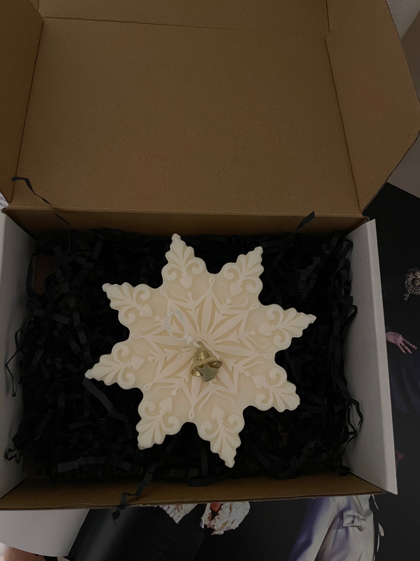 Snowflake Candle